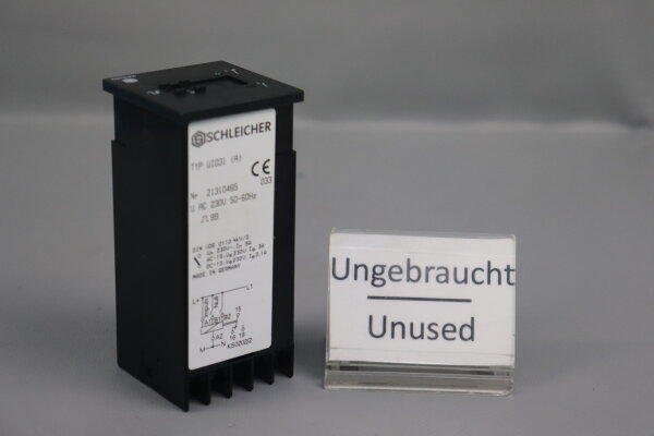 Schleicher UID31 (A) Universal Zeitrelais 230V 5A 21310465 Unused