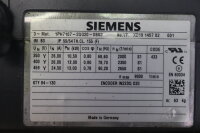 Siemens 1PH7107-2QG20-0BA3 Kompakt-Asynchronmotor 13KW 9000rpm Used Damaged