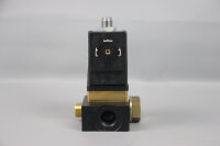 B&uuml;rkert 00424107 Solenoid Valve 6014 C 2,0 FKM M5 G1/4 0-10bar 8W Unused