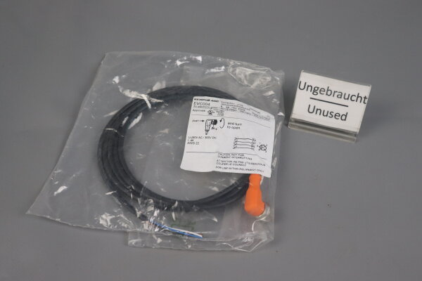 ifm EVC004 ADOAH040MSS0002H04 Anschlusskabel mit Buchse 250VAC/300VDC Unused OVP