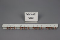Siemens 5ST3712 Pin busbar Pin busbar touch-safe16mm&sup2; approx.25,5cm Used