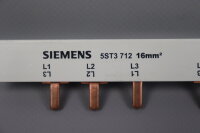 Siemens 5ST3712 Pin busbar Pin busbar touch-safe16mm&sup2; approx.25,5cm Used