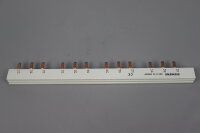 Siemens 5ST3712 Pin busbar Pin busbar touch-safe16mm&sup2; approx.25,5cm Used