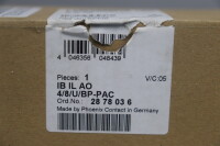 Phoenix Contact IB IL AO 4/8/U/BP-PAC Analogmodul 2878036 Unused OVP