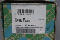 Phoenix Contact 50x UTTB 2,5-PV Doppelstockklemme 3044652 Unused OVP