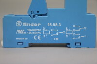 Finder 95.95.3 Relaissockel 10A 300VAC/ 12A 150VAC Unused