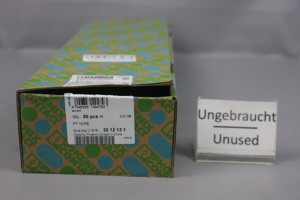 Phoenix Contact 20x PT 10-PE Reihenklemme 3212131 Unused