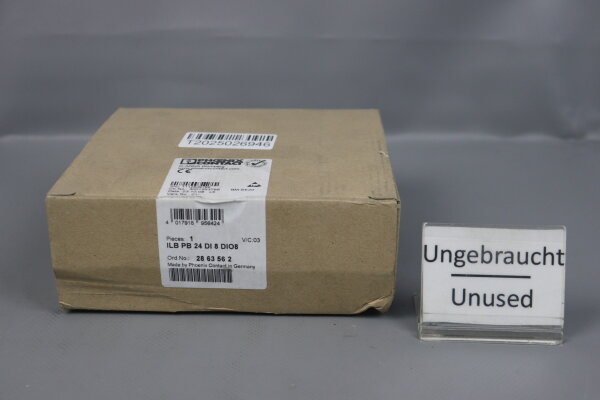 Phoenix Contact ILB PB 24 DI 8 DIO8 Inline Block IO 2863562 Sealed