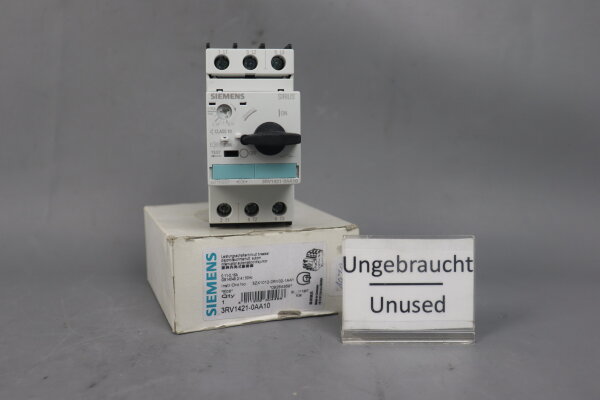 Siemens 3RV1421-0AA10 Leistungsschalter 930446 unused OVP