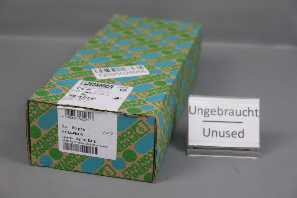 Phoenix Contact 50x PT 2,5-PE/L/N Schutzleiterklemme 3210538 Unused