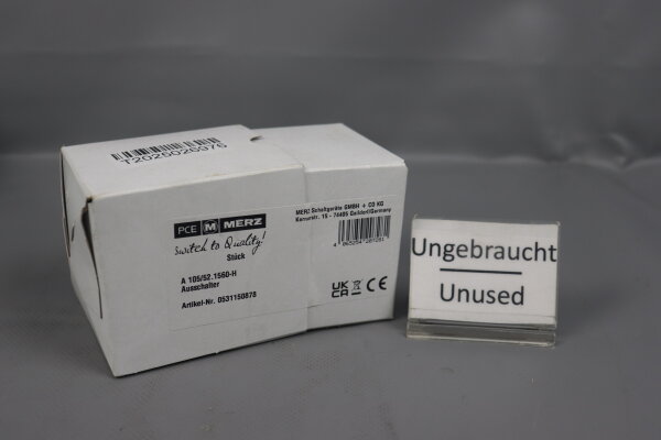 Merz A 105/52.1560-H Ausschalter 0531150878 Sealed