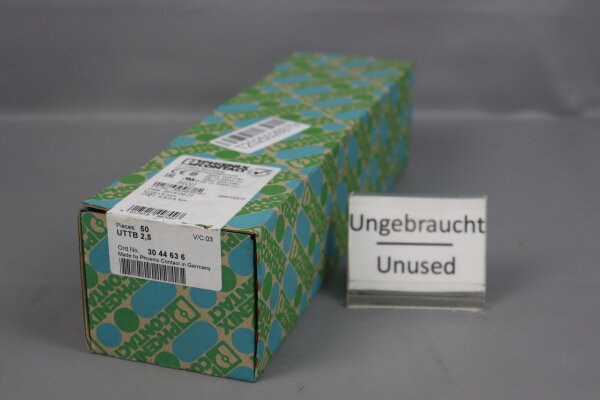 Phoenix Contact 50x UTTB 2,5 Doppelstockklemme 3044652 Unused OVP