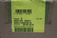 Phoenix Contact 4x DEK-OE-24DC/24DC/100KHZ-G Relaisklemme 2964348 Unused