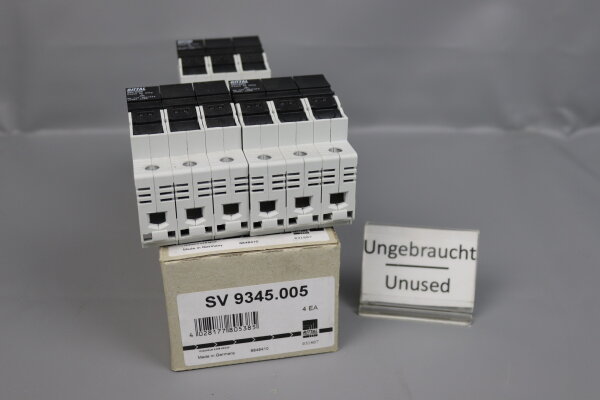 Rittal SV 9345.005 Fuseholder Class CC 30A 600V ac/dc (3 St&uuml;ck) Unused