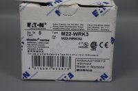 EATON M22-WRK3 Wahltaste 5xSt&uuml;ck 216872 Schwarz 3 Stellungen Unused OVP
