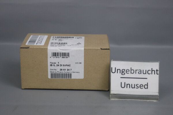 Phoenix Contact IB IL 24 DI 8-PAC Digital Input Module 2861247 Sealed