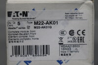 Eaton M22-AK01 Complete module front 500V (5 pieces) Unused OVP