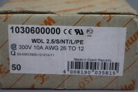 Weidmüller 15x WDL 2.5/S/NT/L/PE Reihenklemme...