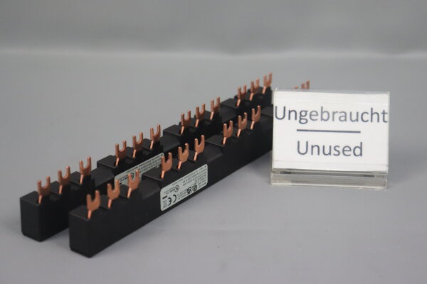 Siemens 2x 3RV1915-2CB 3-Phasen Sammelschiene 63A 690V Unused