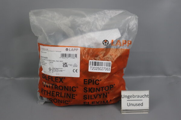 Lapp 99x SKINTOP ST-M 20x1,5 Kabelverschraubung RAL 7001 SGY Unused