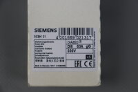 Siemens 25x 5SB431 DIAZED-Sicherungseinsatz 63A 500V gG Unused OVP