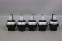 EATON M22-WRLK-W Leuchtwahltaste 216823 5xSt&uuml;ck 2 Pos. Wei&szlig; Unused OVP