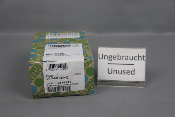 Phoenix Contact UC-WMT (30x4) Kabelmarkierung 0819437 V/C:02 (10 St&uuml;ck) Sealed