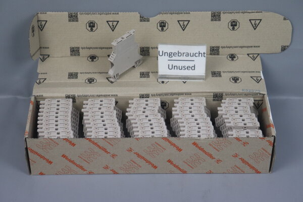 Weidm&uuml;ller 1011000000 Sicherungs-Reihenklemme WSI 6 50xSt&uuml;ck Unused OVP