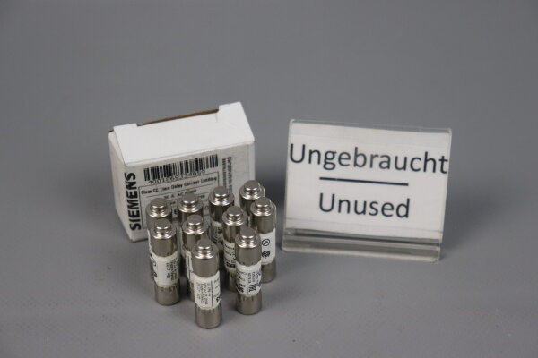 Siemens 3NW3300-0HG Zylindr. Sicherungseins&auml;tze 30A  600V (10 St&uuml;ck) Unused OVP