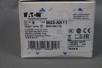 EATON M22-AK11 Kontaktelement Komplett-Baustein 216505 5xSt&uuml;ck Unused OVP