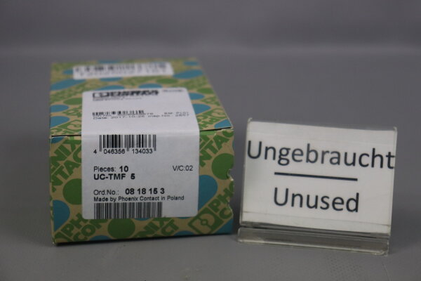 Phoenix Contact UC-TMF 5 Klemmenmarkierung 0818153 V/C:02 (10 St&uuml;ck) Sealed