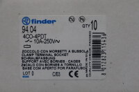 Finder 94.04 4CO-4PDT Schraubfassung 10A 250V (7 St&uuml;ck) Unused