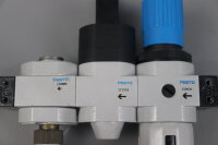 Festo LFR-D-MINI+HEE-D-MINI-24+FRM-D-MINI+PEV-1/4-B-OD Maintenance unit Used