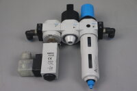 Festo LFR-D-MINI+HEE-D-MINI-24+FRM-D-MINI+PEV-1/4-B-OD Maintenance unit Used