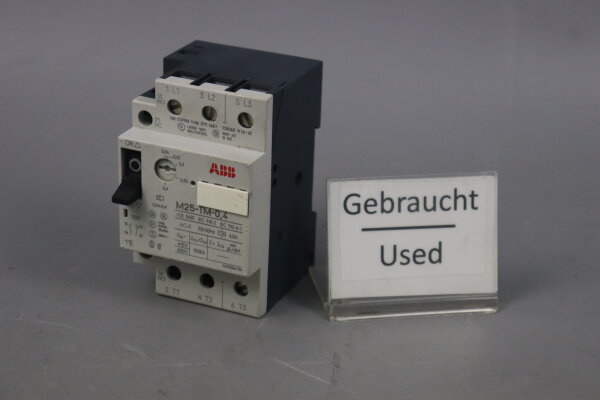 ABB M25-TM-0.4 Motorschutzschalter used