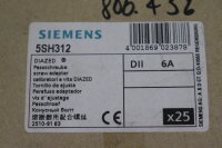 Siemens 5SH312 D-fitting screw DIAZED DII 6A (25 pieces) Unused OVP