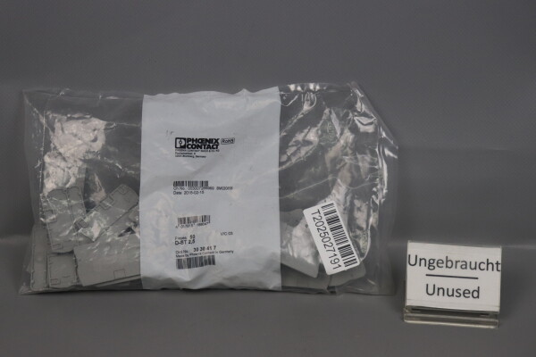 Phoenix Contact D-ST 2,5 Deckel 50xSt&uuml;ck 3030417 V/C:03 Unused OVP