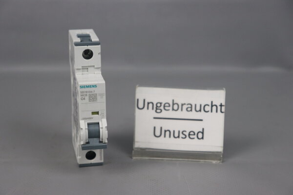 Siemens 5SY6104-7 Circuit-breaker C4 230/400V Unused