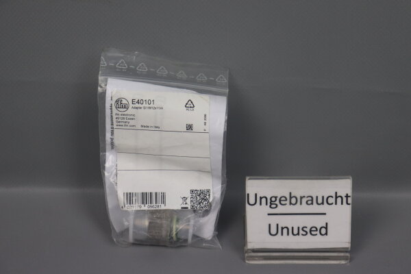 IFM E40101 Adapter SI1/M12x1/VA Unused OVP