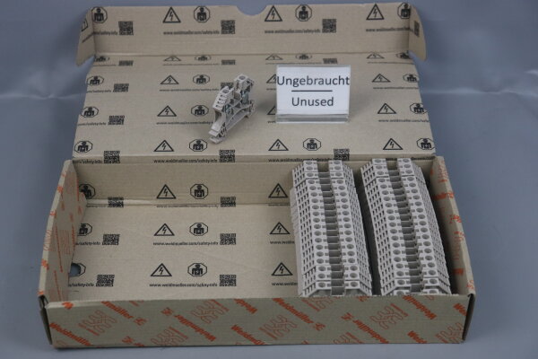 Weidm&uuml;ller 1020200000 Durchgangs-Reihenklemme WDU 6 40xSt&uuml;ck Unused
