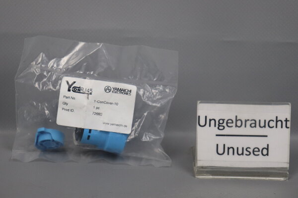 YAMAICHI RJ45-Y-CON-IP67/68/69k-Geh&auml;use-Kunststoff-Blau Y-ConCover-10 Unused OVP