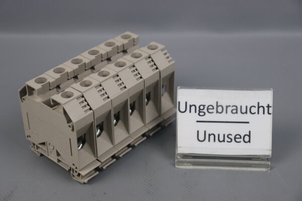 Weidm&uuml;ller 6x WDU 35 Reihenklemme 35mm&sup2; 690V Unused