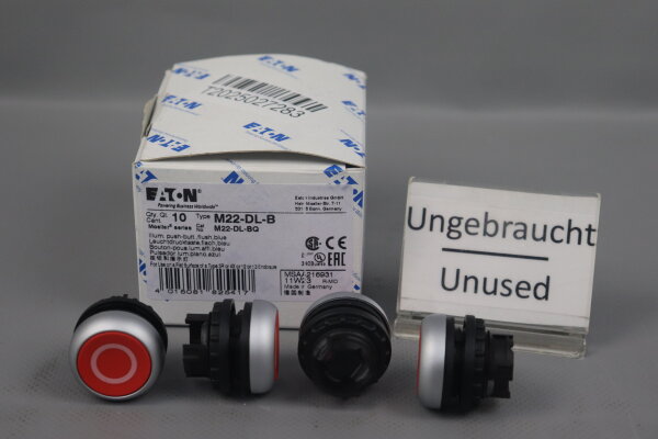Eaton 9x M22-DL-B M22-DL-BQ Drucktaste Unused