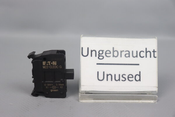 Eaton M22-CLEDC-G LED Leuchtelement 12-30V Unused