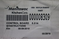 Manitowoc 000008309 CONTROL BOARD W/ INSTRUCTIONS Unused OVP