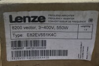 Lenze E82EV551K4C 8200 vector Frequenzumrichter  E82EV551_4C 13436007 Unused