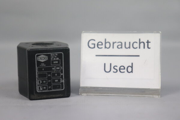 Herion Norgren 0800 Solenoid Valve 200V 50Hz 16W Used