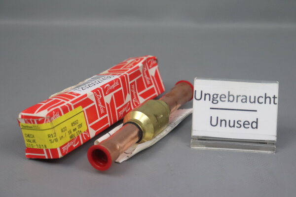 Danfoss 020-1018 Check Valve NRV15s 5/8in./16mm ODF Unused OVP