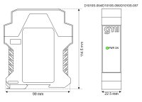 GM International D1010S-054 mV to mA Converter DIN-Rail Models