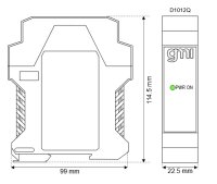 GM International D1012Q Quadruple Repeater Power Supply DIN-Rail